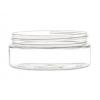 6 oz. Clear PET Plastic Single Wall Low Profile 100-400 Round Square Base Jar