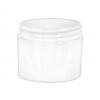 2 oz. White PP Plastic Round Thick Wall 53-400 Square Base Jar-MRP