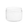 8 oz. White PP Plastic 89-400 Double Wall Jar