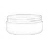 4 oz. White Plastic Round Low Profile Double Wall 89-400 PP Jar-King