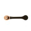 2 1/4 in. Long Black-Copper Makeup Spatula with a 1/2 in. Copper Massage Bulb