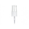 18-415 White Ribbed Plastic Treatment Pump w/ 3 3/4 in. dip tube
