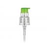 24-410 Natural-Lime Green Smooth PP Plastic Cosmetic Treatment Pump-6 7/8 in DT-Lock-Up Head