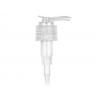 24-410 Natural Ribbed Plastic Lotion-Soap Pump-Lock-Down Head-2 cc OP-8 3/4 in DT (PurePump)