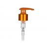 24-410 Orange Smooth Metal Shell-Euroflow Lock Down Head Lotion-Soap Pump-5 15/16 in. DT-2 cc OP (Aptar)