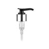 24-410 Silver Shiny Metalized-Black Lotion-LD Pump-2 cc OP-8.75 in. DT