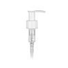 24-410 White Smooth PP Plastic Lotion-Soap Pump-Lock-UP-3cc OP-6 3/16 in DT