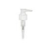 24-410 White Smooth PP Plastic Euroflow Lotion-Soap Pump-LD-2cc OP-5 1/8 in DT