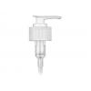 24-410 White Ribbed PP Plastic Lotion-Soap Pump-LD Head-2cc OP-6 1/8 in DT