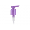 24-415 Lavender Pearl Plastic Lotion Pump w/ Lock-Down Head, 2 cc Output & 6 9/16 in. dip tube