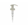 28-400 Gray Light Ribbed Plastic Lotion Pump w/ Lock-UP Head, 1.5 cc Output & 5 5/8 in. dip tube