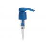 28-410 Blue Smooth PP Plastic Lotion-Soap Pump-LD Shower Proof Head-4 cc OP-9 5/8 in. DT