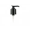 28-415 Black Smooth Plastic Lotion-Soap Pump w/ Lock-Down Saddle Head, 10 11/32 in. Dip Tube & 2cc Output