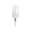 20-410 White Ribbed PP Plastic Fine Mist Pump Sprayer-Clear Hood-3.75 in. DT