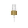 24-410 Gold Brushed Metal Shelled-White Euromist Fine Mist Sprayer-5 3/16 in. DT