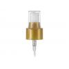 24-410 Gold-White Smooth Plastic Fine Mist Pump Sprayer-6 in. DT-Clear Hood