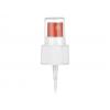 24-410 White-Orange Ribbed PP Plastic Fine Mist Pump Sprayer-5 3/8 in. DT