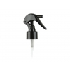 24-410 Black Smooth Plastic Mini Trigger Sprayer-Lock Button-.21ml OP-7 3/4" DT (Silgan)