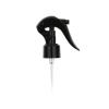 24-410 Black PP Plastic Mini Trigger Fine Mist Sprayer-Black Lock Button-7 in. DT
