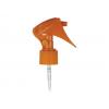 24-410 Orange Ribbed PP Plastic Mini Trigger Sprayer-Lock Button-6 3/4 in. DT