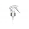 24-410 Silver Shiny Metal-Natural Smooth Mini Trigger Sprayer-Ship Clip-.21 mcl OP-7 3/4 in. DT