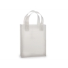 Medium (Cub) Clear Frosted Plastic Gift Bag (8 in. x 4 in. x 10 in.) 100% Recycled VOLUME DISCOUNTS