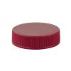 38-400 Cranberry Ribbed PP Bottle-Jar Cap-CT-Smooth Top-HS Liner