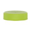 38-400 Green Citrus Ribbed PP Plastic CT Bottle-Jar Cap -Stipple Top-HS Liner