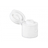 15-415 White Flip Top Dispensing Bottle Cap w/ .125 in. Orifice