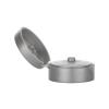 22-400 Silver Smooth Dispensing Flip Top Bottle Cap-.250 in. Orifice & 1 7/8 in. Diameter (Surplus)