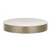 70-400 Champagne Flat Smooth Non Dispensing PP Plastic Liner-less Jar Cap