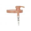 89 MM Peach Flat Smooth PP Plastic Liner-less Jar Cap-Lock Down Head-3 cc OP-3 3/8 in. DT