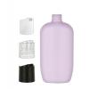 15oz. Lavender HDPE 28-410 Opaque Squeezable Oval Plastic Bottle-Dispensing Cap