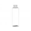 4 oz. Clear 24-410 PET (BPA Free) Plastic Cylinder Round Bottle