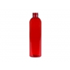 8 oz. Cranberry Red 24-410 Semi-Translucent PET (BPA Free) Plastic Round Bullet Bottle (Silgan)