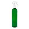 8 oz. Green 24-410 PET (BPA Free) Semi-Translucent Bullet Round Plastic Bottle-Mini Trigger