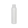 3 oz. Natural Bullet Round 24-410 HDPE Semi-Opaque Slightly Squeezable Plastic Bottle-Metal CT Cap