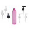 4 oz. Pink 20-410 PET (BPA Free) Plastic Bullet Round Bottle-FM Sprayer or Lotion Pump (Silgan)