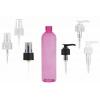 8 oz. Pink 24-410 PET (BPA Free) Semi-Translucent Bullet Round Plastic Bottle w/ Sprayer or 2 cc. OP Pump (Silgan)