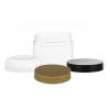 2 oz. White PP Plastic Double Wall Round Base 58-400 Jar-Cap (Delta)