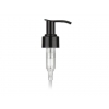 24-410 Black Plastic Lotion-Soap Pump w/ 1.2cc Output, Lock-Up Head & 8 3/4 in. diptube (Stock Item)