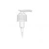 24-410 White Ribbed Plastic Lotion-Soap Pump-Lock-Down Head, 2cc OP-6 5/8 iN. DT-Calmar